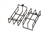 GAL019 - Black Textured Painted Steel Rear Lower Light Guards Sold as a Pair
