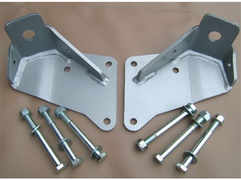 GL1058 - Gwyn Lewis Rear Challenge Shock Mount - Single Position - Comes as a Pair Including Re-Locators - For Defender, Discovery 1 and Range Rover Classic