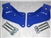 GL1059 - Gwyn Lewis Rear Challenge Shock Mount - Single Position in Blue - Comes as a Pair - For Defender, Discovery 1 and Range Rover Classic