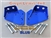 GL1062 - Gwyn Lewis Rear XHD Challenge Shock Mount - Two Position in Blue - Comes as a Pair - For Defender, Discovery 1 and Range Rover Classic