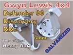 GL1064 - Gwyn Lewis Rear Spring Hooked Re-Locators - Comes as a Pair - For Defender 90, Discovery 1 and Range Rover Classic