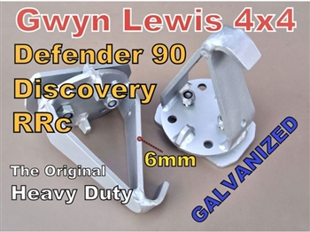GL1064 - Gwyn Lewis Rear Spring Hooked Re-Locators - Comes as a Pair - For Defender 90, Discovery 1 and Range Rover Classic