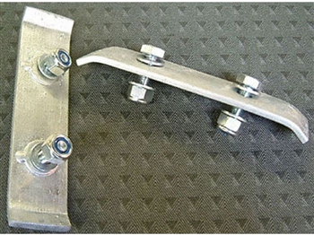 GL1068 - Gwyn Lewis Flat Pressed Rear Spring Retainers - Comes as a Pair - For Defender 90, Discovery 1 and Range Rover Classic