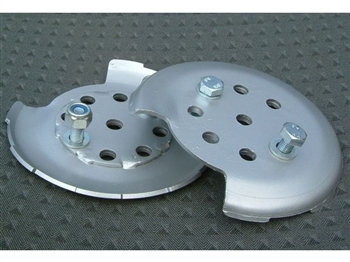 GL1070 - Gwyn Lewis Round Style Rear Spring Retainers - Comes as a Pair - For Defender 90, Discovery 1 and Range Rover Classic