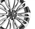HALCYON-GP - Hawke Halcyon Alloy Wheel in Gunmetal Polished Finish - For Range Rover Sport, Vogue or Discovery