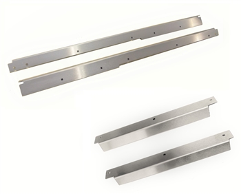 JWP205 - Stainless Steel Door Sill Covers + Stainless Bolt Kits ( Front and Second Row Kits )