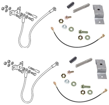 JWP2328 - RH & LH Cable Retention Kit for Defender Drop Down Tailgates