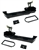JWP3473 - BritBillet 2x Billet Aluminium Front or Second Row Door Handles for Defender 83-16 (No Lock Holes on Either Handle - Black with Black Buttons) (S)
