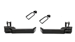 JWP4108 - Pair Gloss Black 2nd Row 110 Handles & Gaskets (83-16) LR066529GB + LR066531GB+ 2X STC617