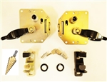 JWP5003 - Series Anti Burst Door Conversion Kit Includes Handles Strikers Locks + Free Step Drill