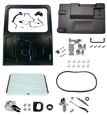 JWP5065 - 02-16 Td5/Tdci/Puma Complete Rear Tailgate Door Kit (Standard Heated with Manual Locking)