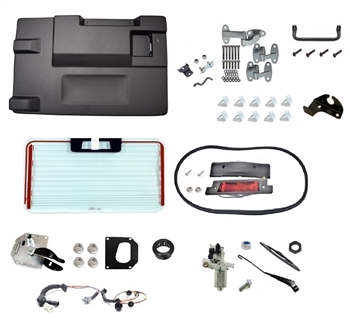 JWP5076 - No Door 02-16 Td5/Tdci/Puma Complete Rear Tailgate Door Build up Kit (Heated High Brake Level with Manual Locking)