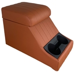 JWP6506 - Premium Tan Fluted Vinyl Cubby Box with Thick padded Lid (S)