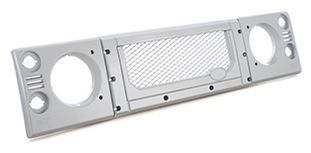KBX2121S - Fits Defender KBX Signature Grille and Headlamp Surrounds - KBX Facelift Kit - Zambezi Silver With Standard Black Mesh