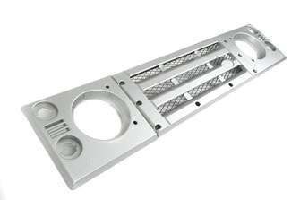 KBX3211 - Fits Defender Grille and Headlamp Surrounds - KBX Facelift Kit - Zambezi Silver With Standard Black Mesh