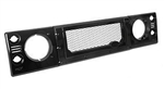 KBX3231S - KBX Signature Grille and Headlamp Surrounds For Defender - KBX Facelift Kit - Gloss Black With Stainless Steel Mesh