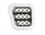 KBX4211L - KBX Hi-Force Sport Side Grille - For Land Rover Defender - Zambezi Silver With Black Mesh (Left Hand Only)