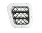 KBX4211L - KBX Hi-Force Sport Side Grille - For Land Rover Defender - Zambezi Silver With Black Mesh (Left Hand Only)