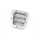 KBX4221L - KBX Hi-Force Sport Side Grille - For Land Rover Defender - Zambezi Silver With Silver Mesh (Left Hand Only)