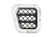 KBX4231L - KBX Hi-Force Sport Side Grille - For Land Rover Defender - Zambezi Silver With Gloss Black Mesh (Left Hand Only)