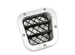 KBX4231R - KBX Hi-Force Sport Side Grille - For Land Rover Defender - Zambezi Silver With Gloss Black Mesh (Right Hand Only)