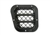 KBX4331L - KBX Hi-Force Sport Side Grille - For Land Rover Defender - Gloss Black With Black Mesh (Left Hand Only)