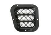 KBX4331L - KBX Hi-Force Sport Side Grille - For Land Rover Defender - Gloss Black With Black Mesh (Left Hand Only)