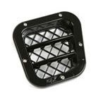 KBX4331R - KBX Hi-Force Sport Side Grille - For Land Rover Defender - Gloss Black With Black Mesh (Right Hand Only)