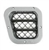 KBX4411L - KBX Hi-Force Sport Side Grille - For Land Rover Defender - Brunel Grey With Black Mesh (Left Hand Only)