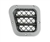 KBX4431L - KBX Hi-Force Sport Side Grille - For Land Rover Defender - Brunel Grey With Gloss Black Mesh (Left Hand Only)