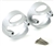 KBX7201S - KBX Lamp Guards for Defender Standard 72mm Indicator and Stop and Tail Lamps - Comes as a Pair for Single Lamps - Zambezi Silver