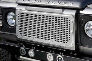 KGHTAL-S - NAKATANENGA BRANDED DEFENDER FRONT HERITAGE GRILLE - COMES IN SILVER - FITS AIR CON & LATER LAND ROVER DEFENDERS (DOESN'T INCLUDE BADGE)