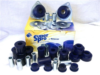 KIT0043CK - Super Pro Polyurethane Vehicle Kit for Defender - Fits from 2002-2009 - Panhard, Front and Rear Radius Arms and a Frame Bushes