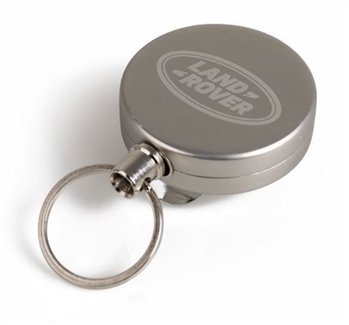 LDGF958SLA - Retractable Lanyard in Silver Aluminium Case For Land Rover