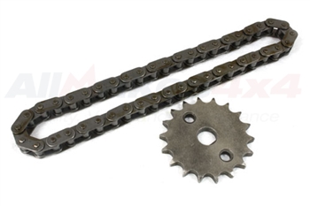 LQX100130 - Oil Pump Chain and Sprocket for TD5 Timing Gear - Fits For Defender and Discovery 2
