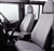 LR005128 - Fits Defender Front Seat Covers in Grey - 2007 Onwards - For Genuine Land Rover Item