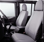 LR005128 - Fits Defender Front Seat Covers in Grey - 2007 Onwards - For Genuine Land Rover Item