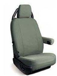 LR005217 - Second Row Seat Covers in Aspen - For Discovery 3, Genuine Land Rover (35/30/35 Split)