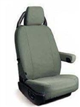 LR005219 - Second Row Seat Covers in Aspen - For Discovery 3, Genuine Land Rover (65/35 Split)