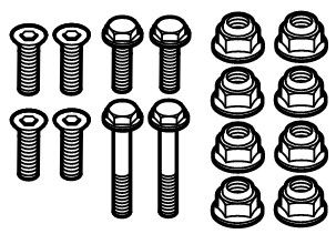 LR007485 - Tow Bar Fitting Kit - For Fixed Multi Height For Discovery 3 & 4 and Range Rover Sport 2005-2013