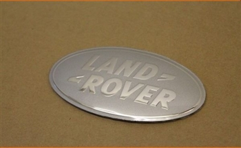 LR008976.LRC - Front Grille Badge in Chrome and Silver - Fits SVX Grille on Fits Defender and Discovery 4 - For Genuine Land Rover