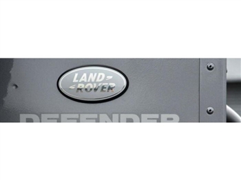 LR009139.LRC - Rear SVX Badge in Chrome and Silver - Fits on Any Flat Surface - Genuine For Land Rover