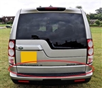 LR010640 - Rear Tailgate Lower Trim in Primed (For Vehicles With Colour Coded Bumper / Wheel Arches) - For Discovery 3 & 4, Genuine Land Rover