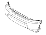 LR013894 - Front Bumper for Discovery 4 - Without Headlamp Washers, Fog Lamps, Parking Sensors and Surround Camera System (Up to End 2013) - Genuine Land Rover