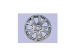 LR017276 - 10 - Spoke Alloy Wheel in Silver Sparkle Finish - 19" x 9 - For Range Rover Sport and Discovery 3 and 4 - For Genuine Land Rover