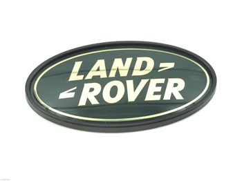 LR018572 - GEN LR Green/Gold Rear oval badge for Freelander 2