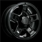 LR023391BLK.AM - Fits Defender Boost Alloy in Gloss Black - 16 X 7 - Will Fit Defender, Discovery 1 and Range Rover Classic