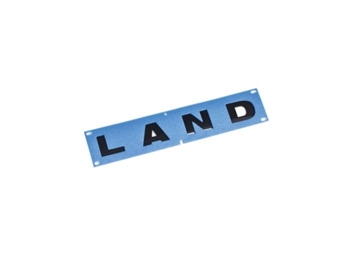 LR025838 - Fits Defender Lettering in Black Gloss - Spells L A N D - For Genuine Land Rover as Fitted For Defender Raw (With Template)
