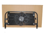 LR025985 - Air Con Condenser for Land Rover Defender TD5 and Puma 2.4 and 2.2 Vehicles - Air Conditioning Condenser and Fan from 1998 Onwards