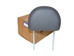 LR026309 - Fits Defender Headrest in County Grey Vinyl - Fits from 2007-2016 - Fits Right or Left Side